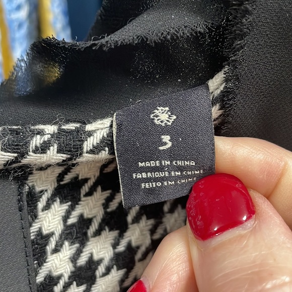 Scotch- Soda Houndstooth blazer- lined black trimming - Picture 9 of 9